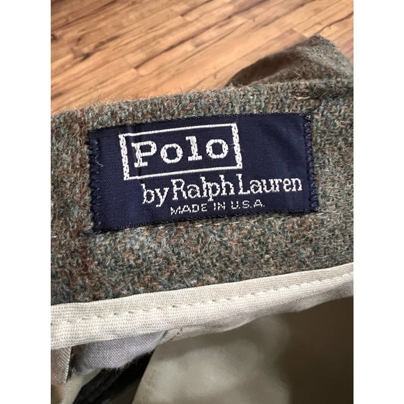 Vintage Polo Ralph Lauren womens plaid wool pants trousers - Picture 6 of 7